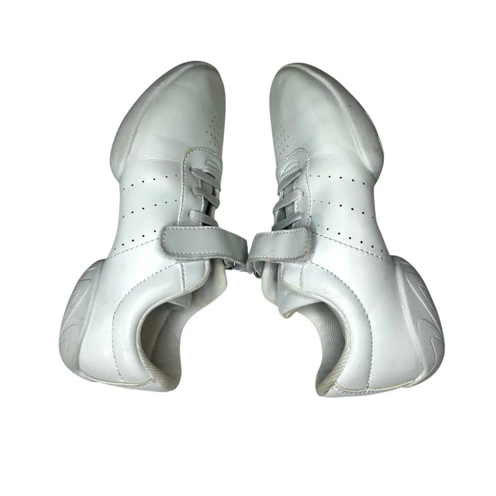 BAXINIER Girls White Cheerleading Dance Sneakers. Size EU 33 (U.S. size 1) - Picture 4 of 9